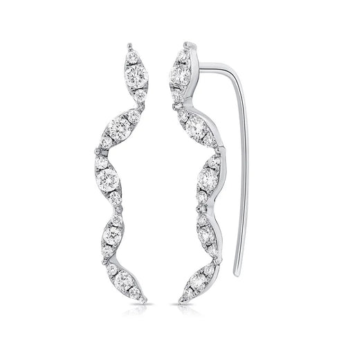 Climber Diamond Earrings - 1